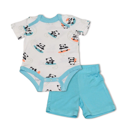Bamboo Onesie & Shorts Set