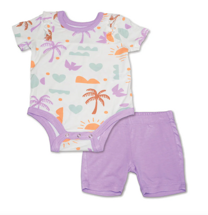 Bamboo Onesie & Shorts Set