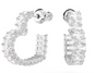 Matrix Heart Hoop Earrings Swarovski 5689693