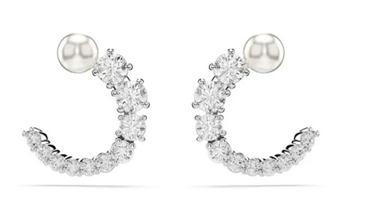 Matrix Pearl and Crystal Earrings Swarovski 5701602