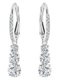 Attract Crystal Drop Earrings Swarovski 5689706