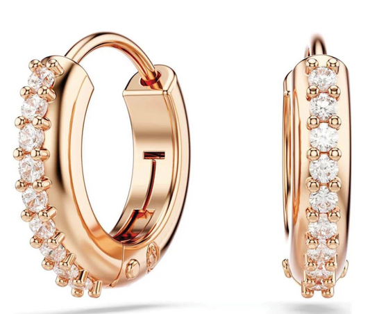 Matrix Rose Hoop Earrings Swarovski 5701601