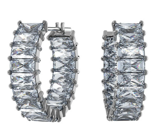 Matrix Hoop Earrings Swarovski 5689681