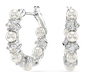 Matrix Hoop and Pearl Earrings Swarovski 5720885