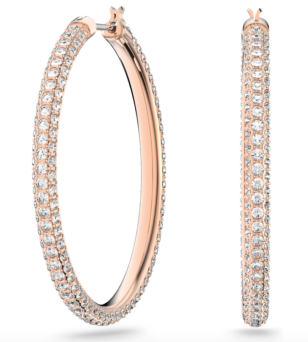 Stone Hoop Earrings Swarovski 5383938