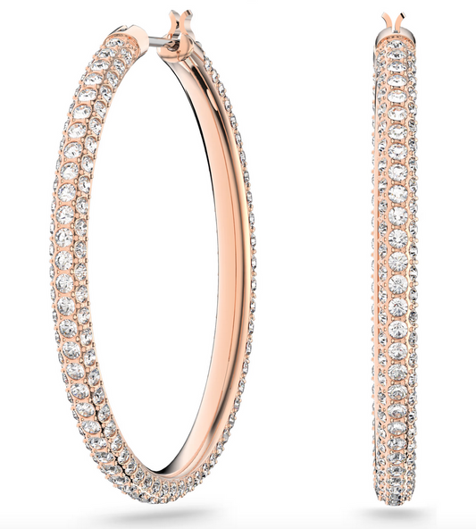 Stone Hoop Earrings Swarovski 5383938