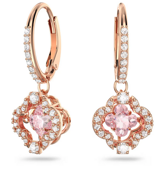 Una Drop Rose Earrings Swarovski 5604198