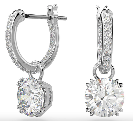 Constella Drop Hoop Earrings Swarovski 5649007