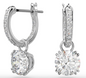 Constella Drop Hoop Earrings Swarovski 5649007