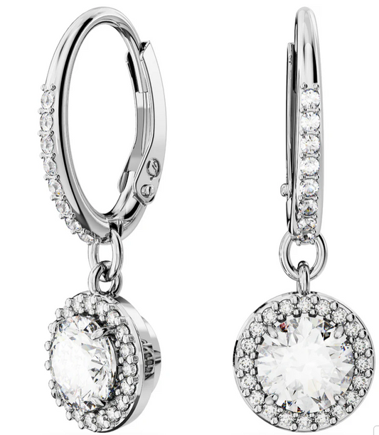 Constella Drop Hoop Earrings Swarovski 5689682