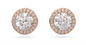Constella Stud Rose Earrings Swarovski 5648995