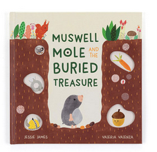 Muswell Mole and the Buried Treasure Book Jellycat