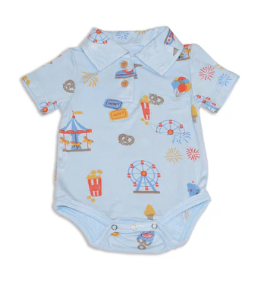 Bamboo Polo Short Sleeve Onesie