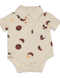 Bamboo Polo Short Sleeve Onesie