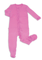 Bamboo Ruffle Footed Sleeper with 2 way Zipper