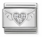 Nomination Italy Composable Links Hearts/Love