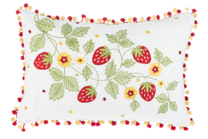 18x12 Strawberry Pillow