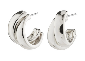 ORIT recycled earrings SILVER