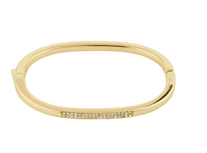 STAR recycled crystal bangle GOLD
