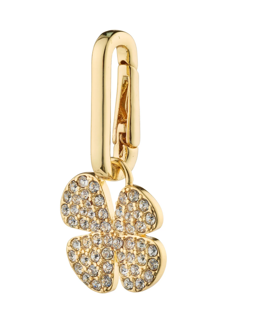 CHARM recycled clover pendant GOLD