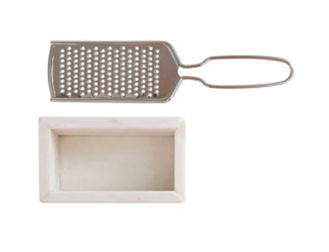 Marble and Steel Grater