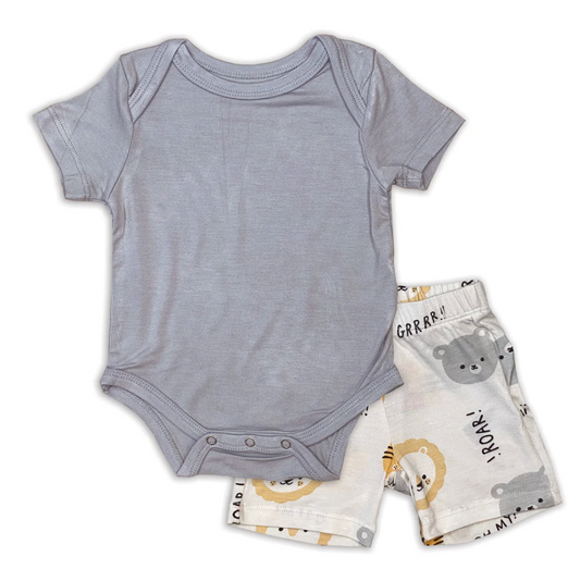 Bamboo Onesie & Shorts Set