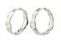 JULITA Recycled Hoop Earrings SILVER