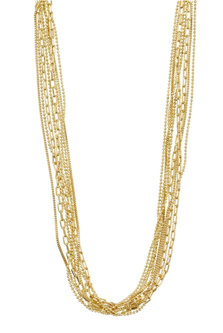 Lilly Mutli Chain Necklace GOLD