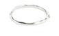 LIGHT recycled bangle silver-plated