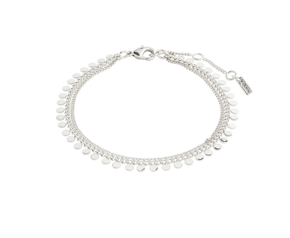 BLOOM recycled bracelet silver-plated