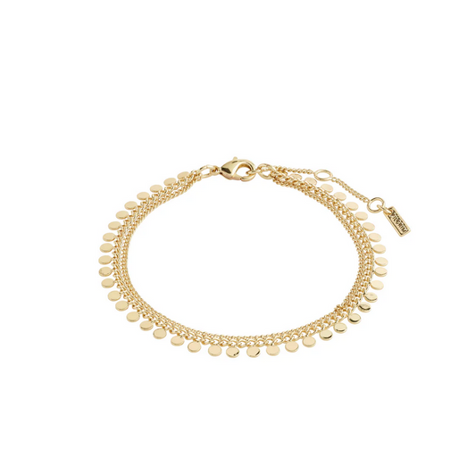 BLOOM recycled bracelet gold-plated