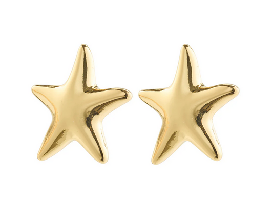 FORCE recycled earrings gold-plated