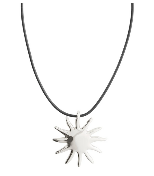 LIGHT recycled necklace silver-plated