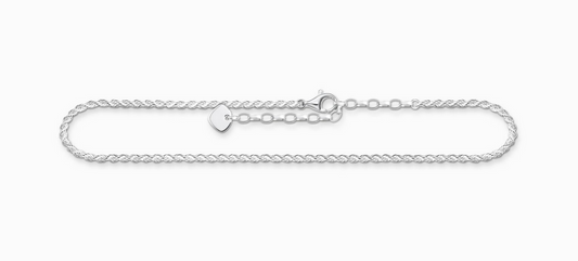 Sterling Silver Anklet AK0035-001-21-L27V