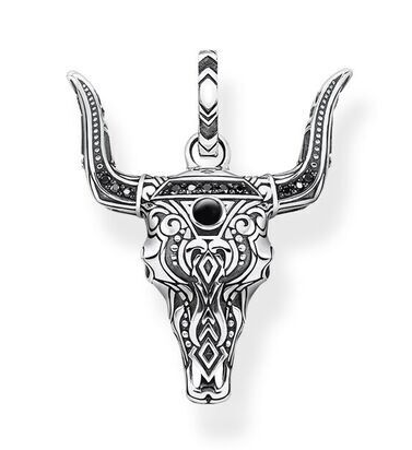 Thomas Sabo Pendant - Bull's Head Silver