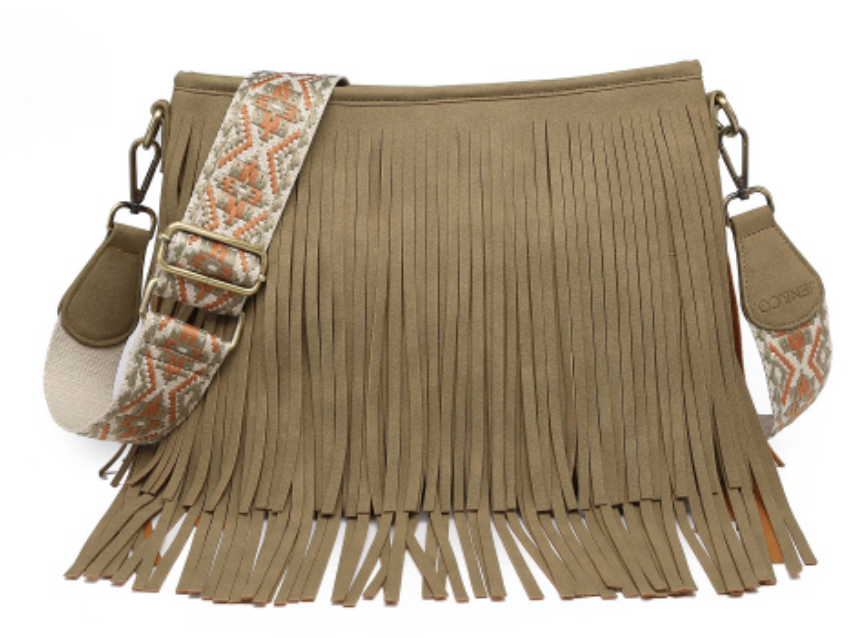 Sadie Suede Fringe Crossbody