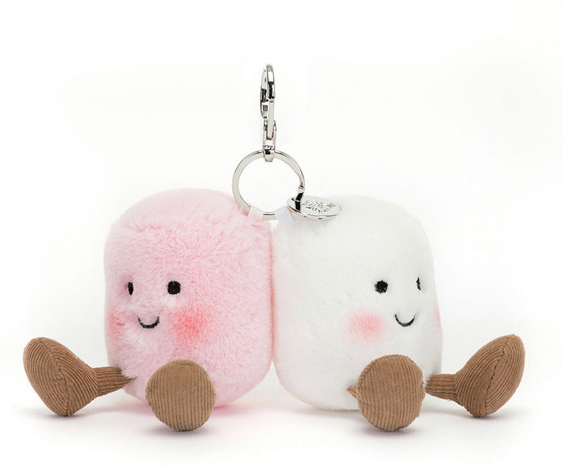 Pair of Marshmallows Bag Charm Jellycat