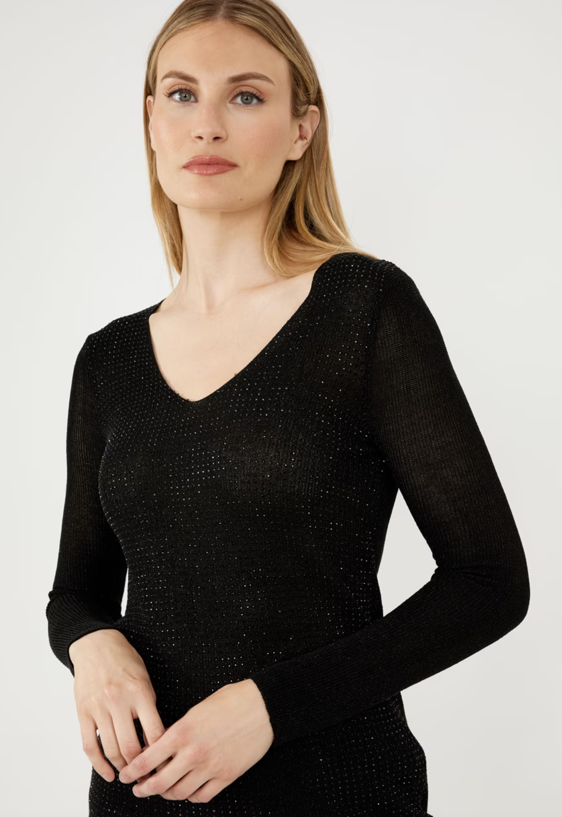 Casual V-neck Pullover Style