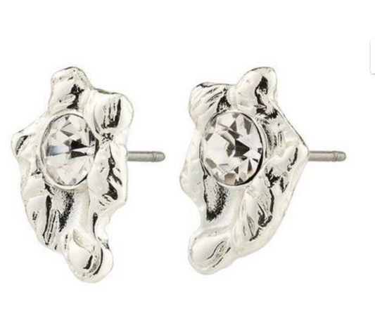 AIAS crystal earrings silver-plated