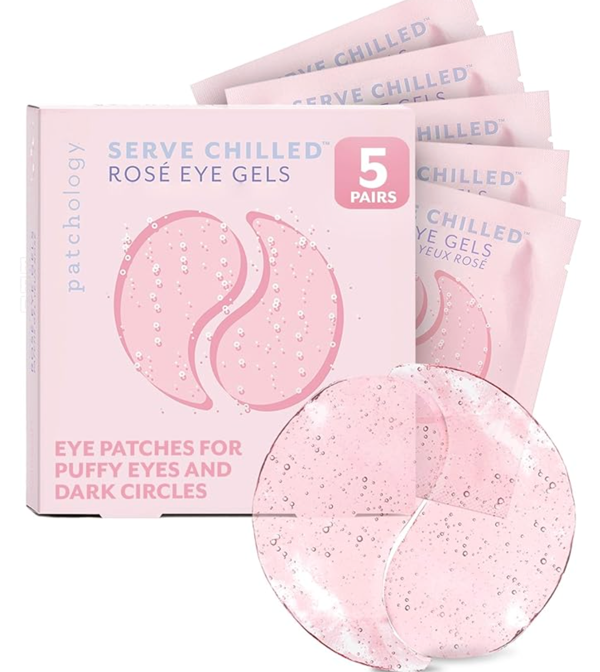 Served Chilled Rose Eye Gels 5 Pack Patchology