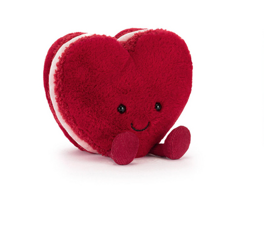 Arlette Heart Red Macaron Amuseables
