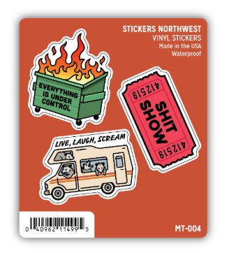 Mini Trio Sticker Set Northwest