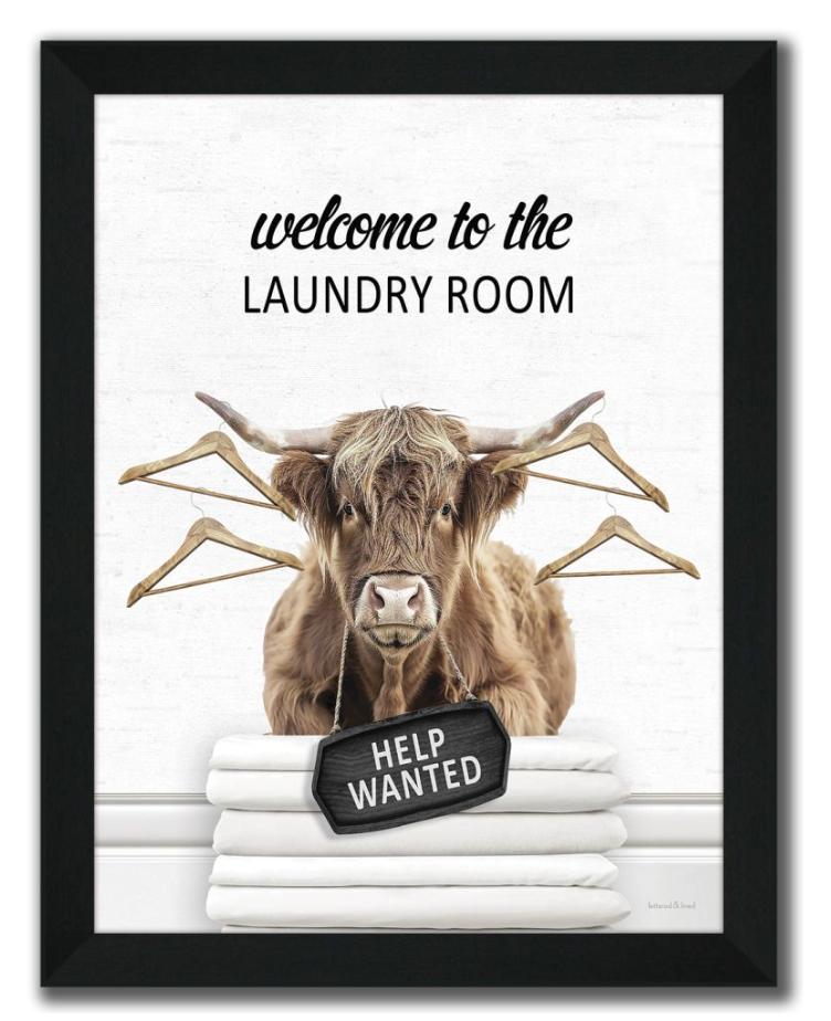 Laundry Room Animals Artwork