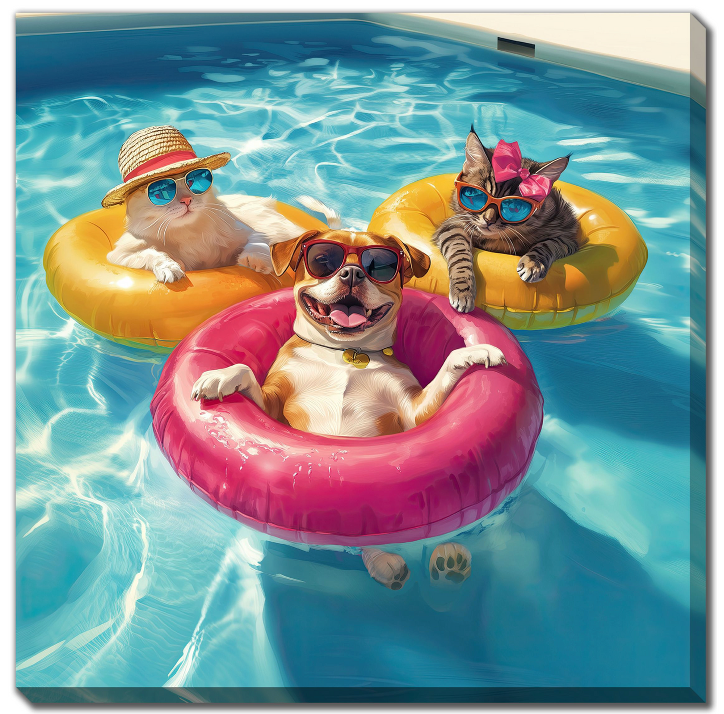 Pool Pawty Artwork