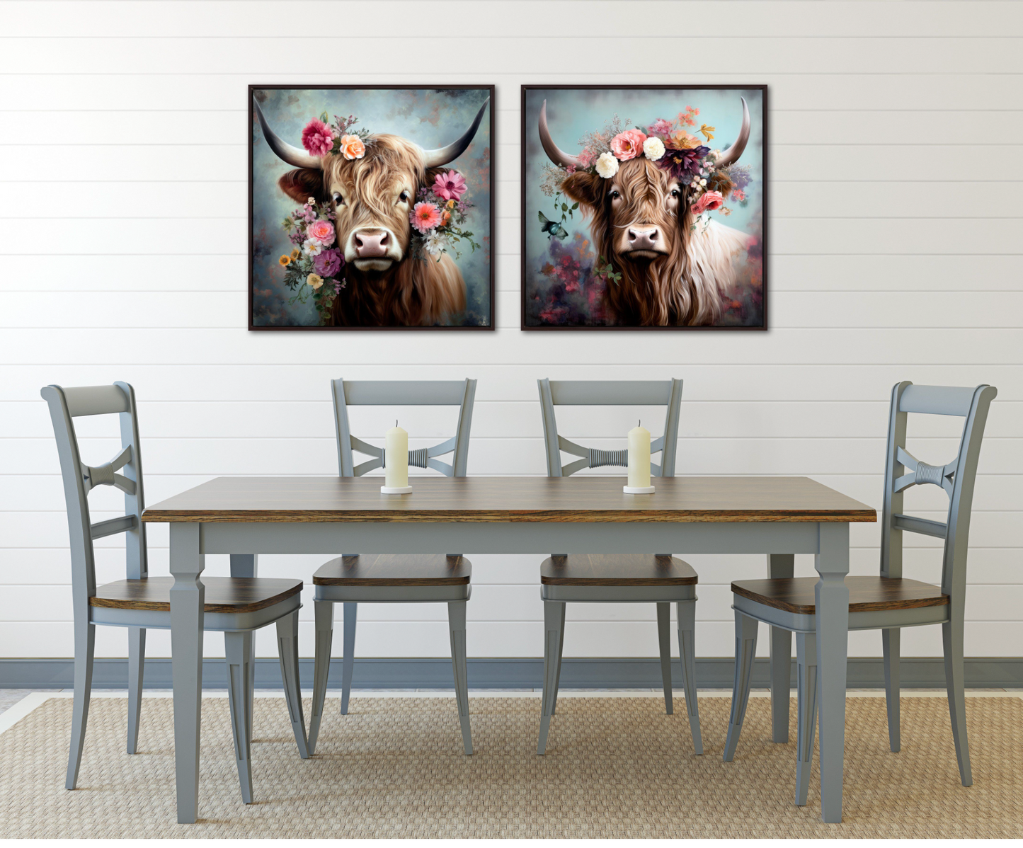 Majestic Moo Artwork 24x24