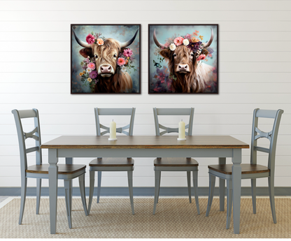 Majestic Moo Artwork 24x24