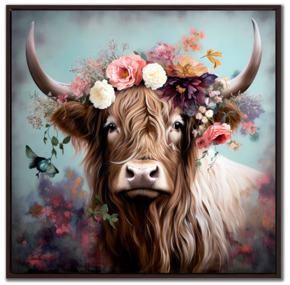 Majestic Moo Artwork 24x24