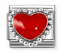 Nomination Italy Composable Links Hearts/Love