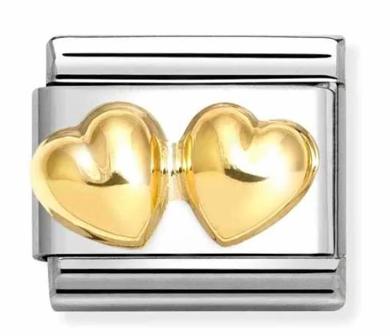 Nomination Italy Composable Links Hearts/Love