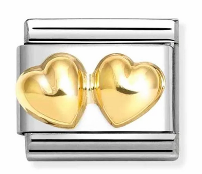 Nomination Italy Composable Links Hearts/Love